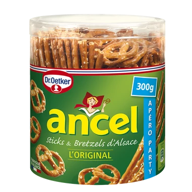 Sticks et bretzels d'alsace l'original 300g - ANCEL