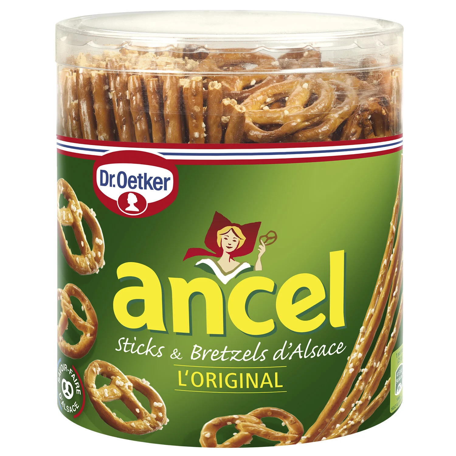 阿尔萨斯原味棒状椒盐卷饼，300 克 - ANCEL