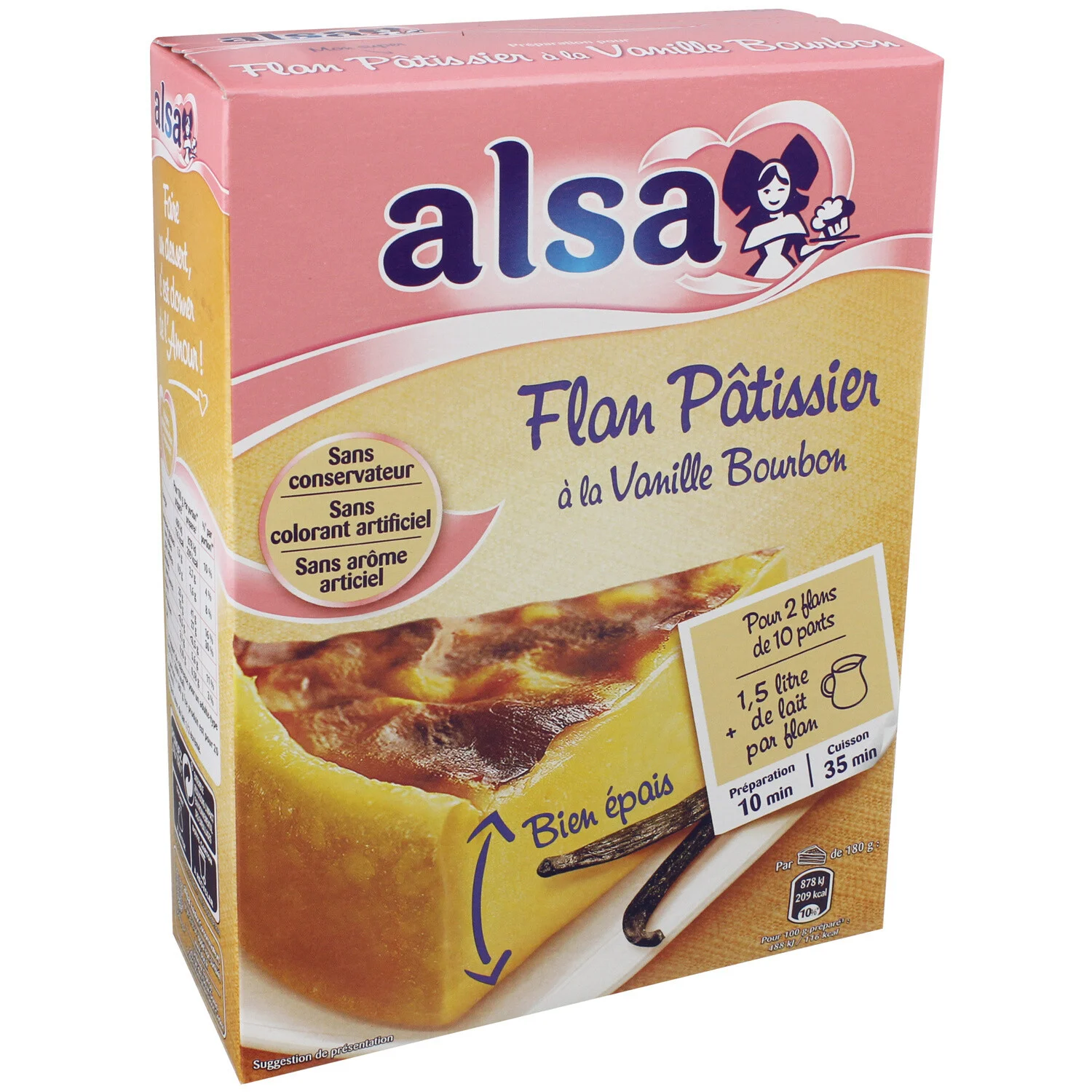 Preparation Pastry cake with vanilla 720g - Alsa