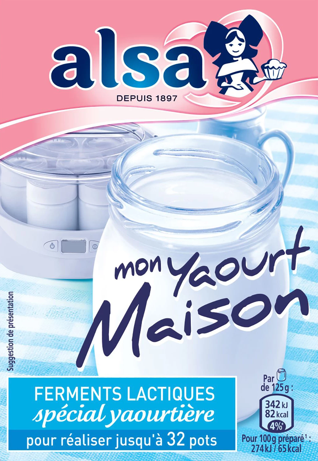 Lactic ferments special for yogurt makers - ALSA