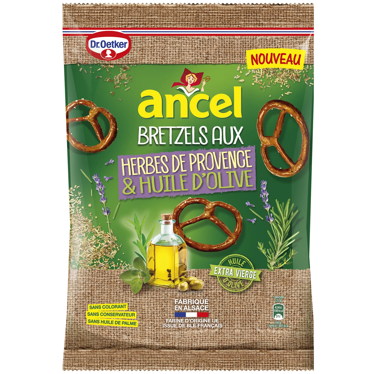 Крендели с травами и оливковым маслом 125г - ANCEL