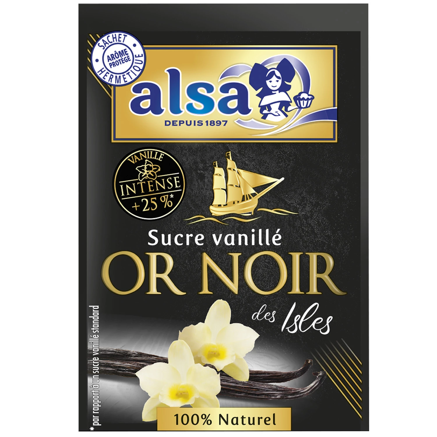 Sucre Vanillé Vanille des Iles 40g - ALSA