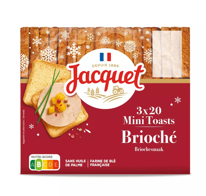 Mini Toast BriochÉs 255 G Jacquet