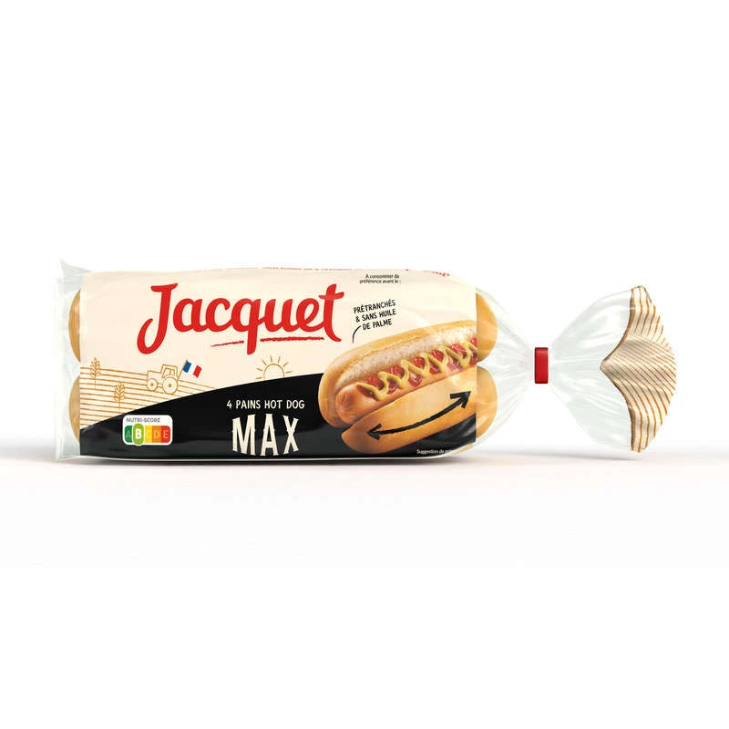 हॉट डॉग मैक्स X4 340g - JACQUET