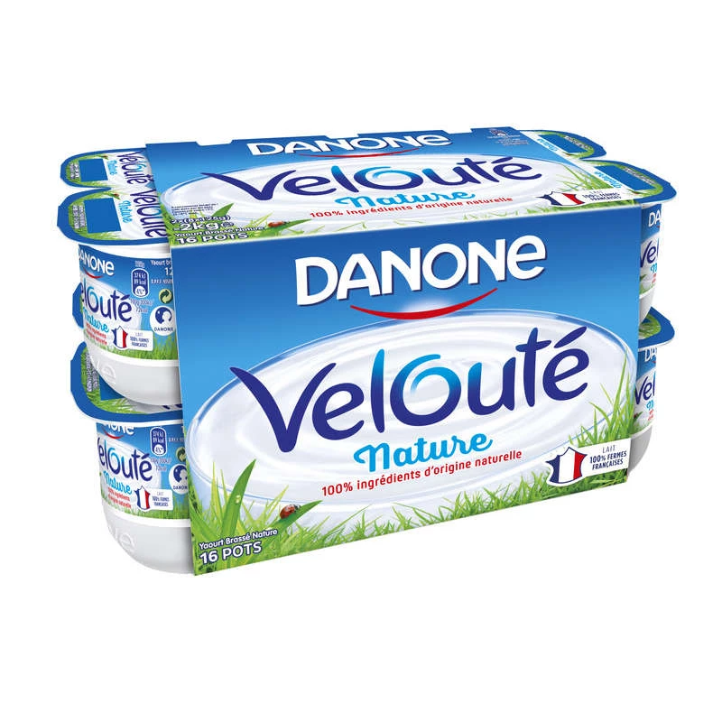Yogurt elaborado naturaleza 16x125g - Danone