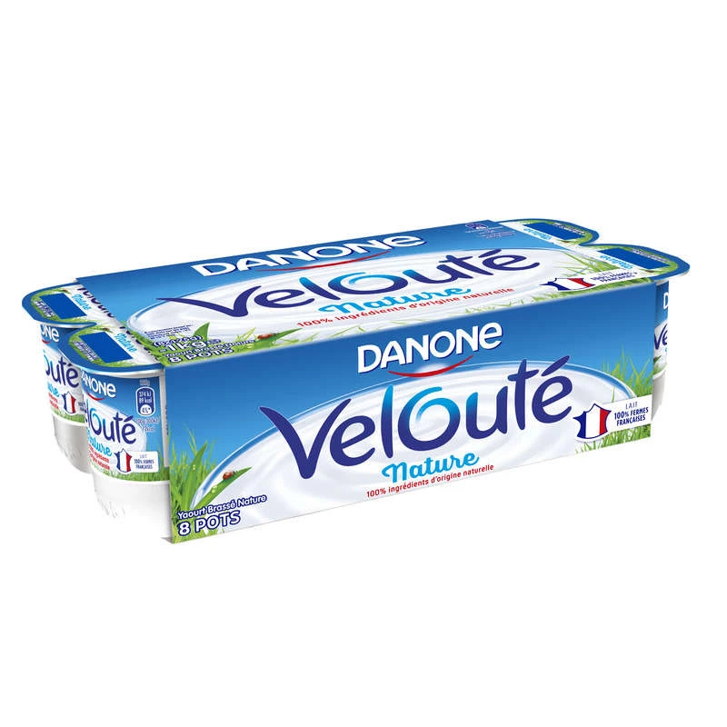 Yogurt naturale vellvenato 8x125g - Danone