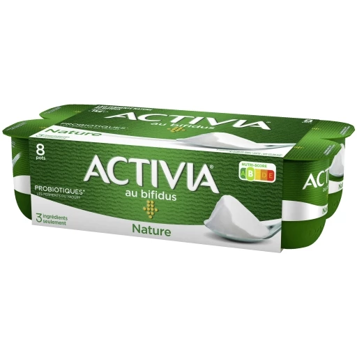 8 Yaourt nature bifidus - ACTIVIA