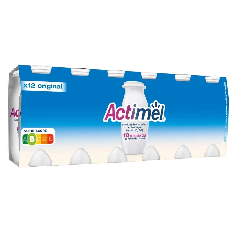 Йогурт питьевой простой 12х100г - Actimel