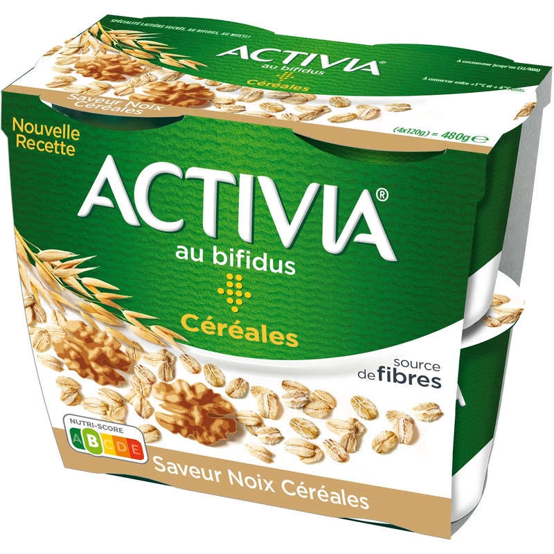 Yogurt Nuts And Cereals 4x120 - Activia
