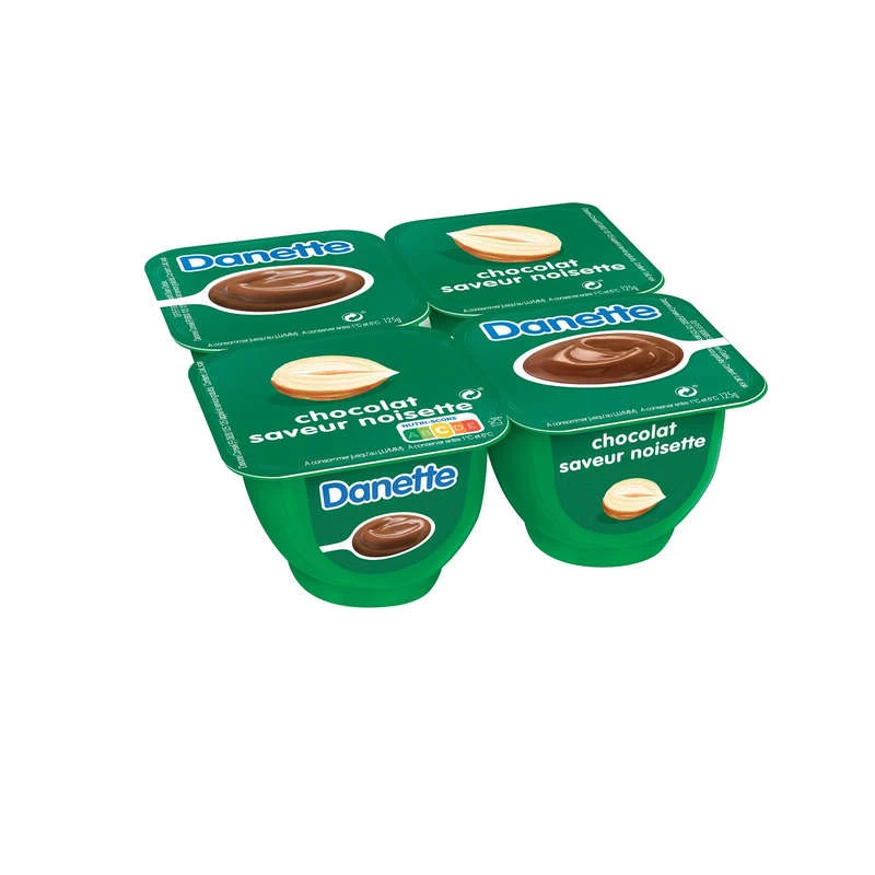 Danet.choco.hazelnut flavor 4x