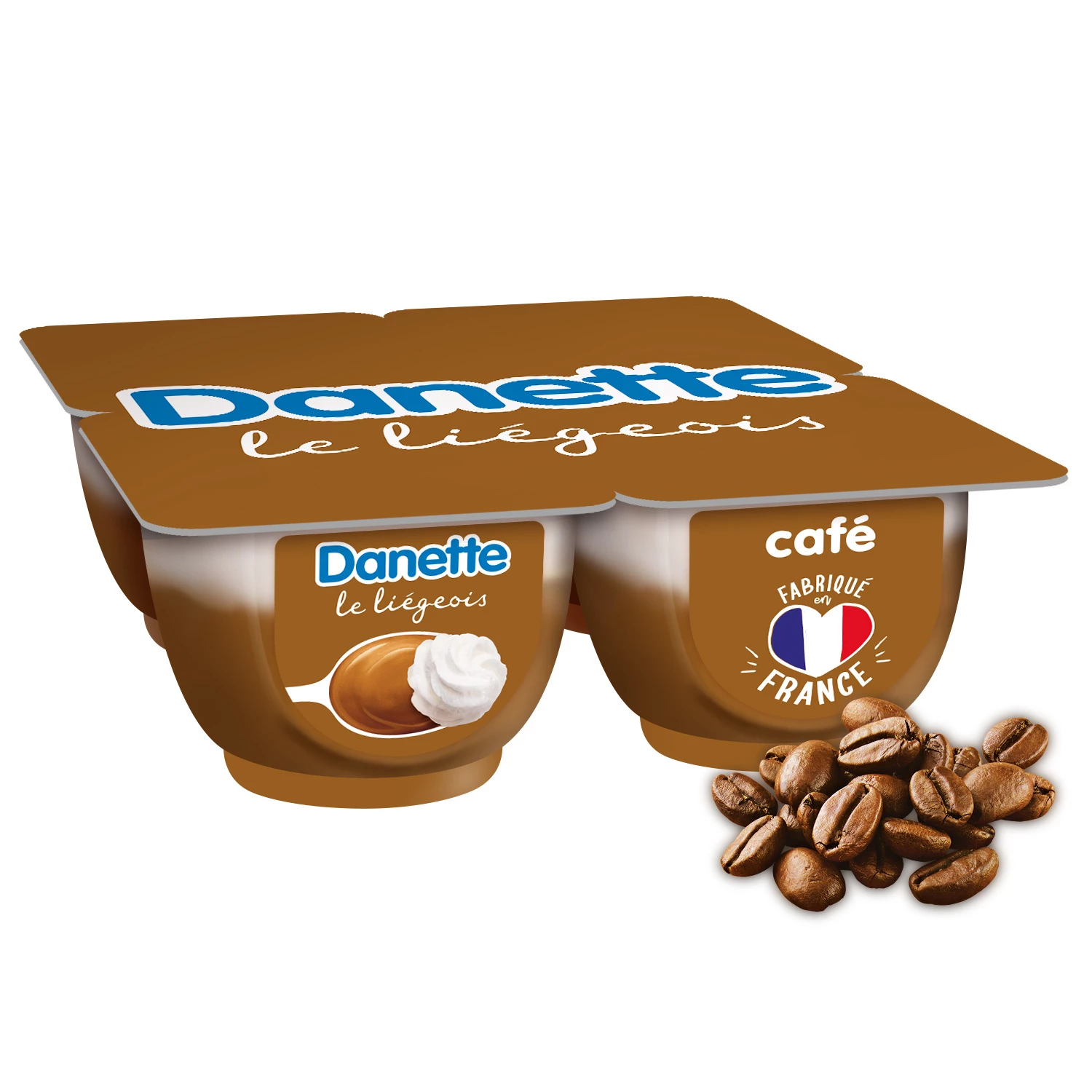 Danette Liegeois Cafe 4x100g