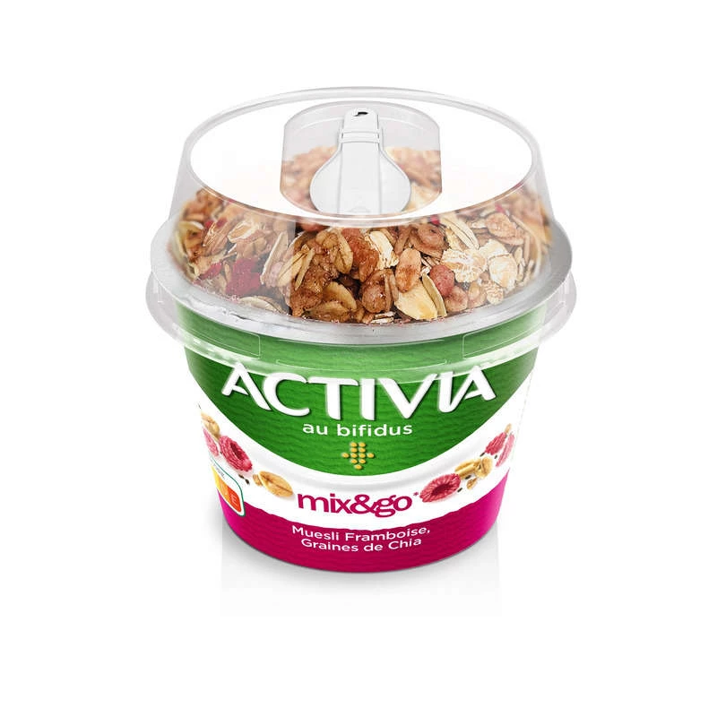 Yogurt Muesli Raspberry And Chia Seed 170g - Activia