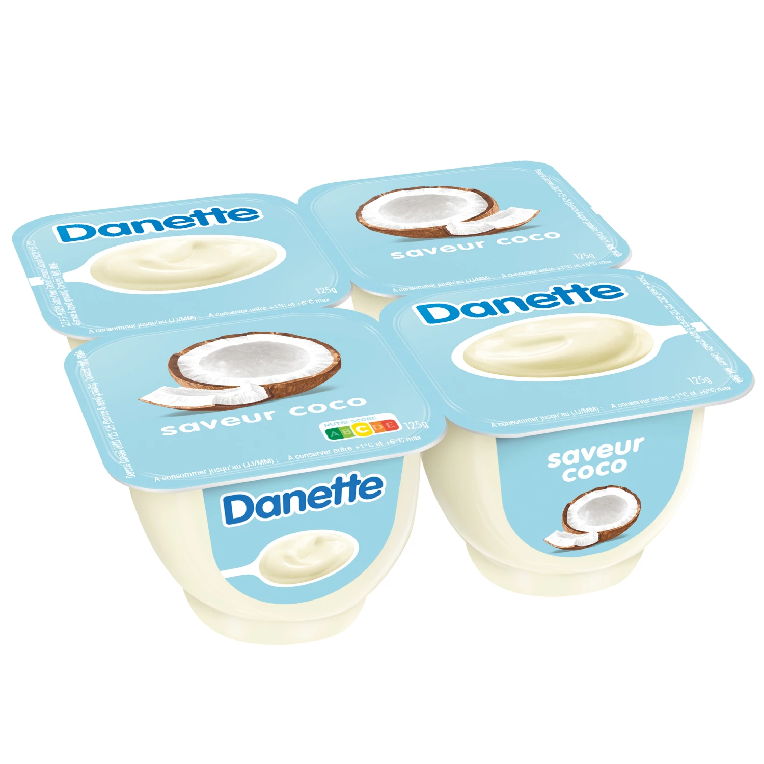 Danette Sav. Coco 4x125g