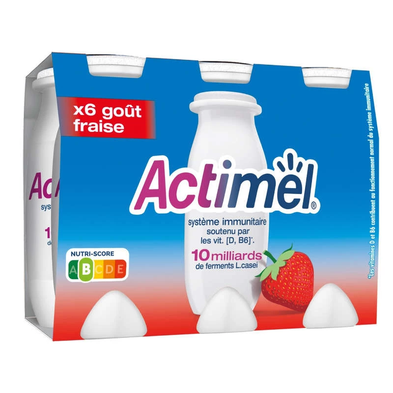 Yogur bebible de fresa -ACTIMEL