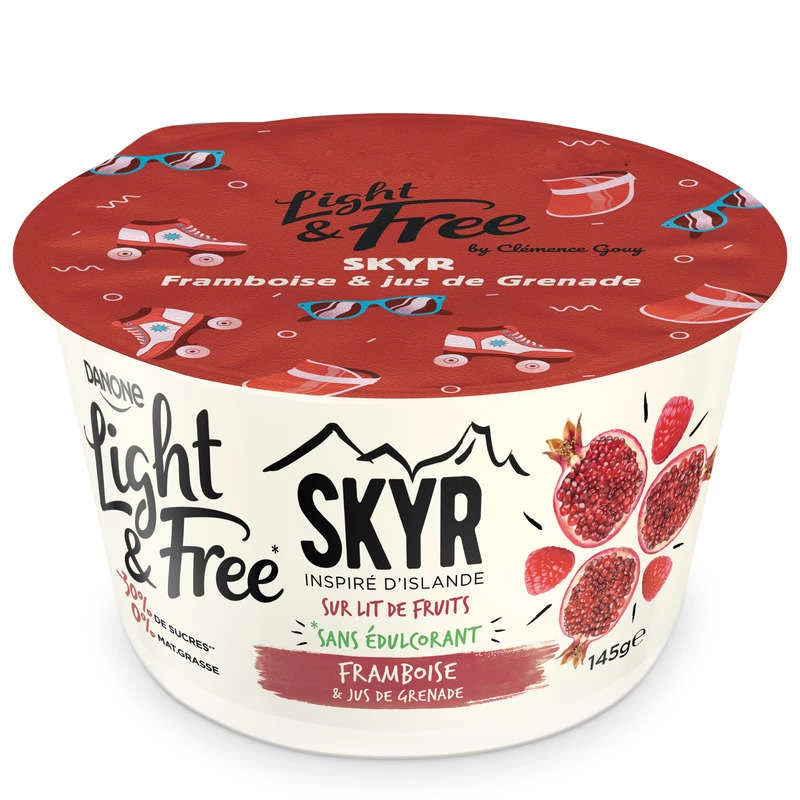 Lightfree Skyr Frb/gre 1x145g