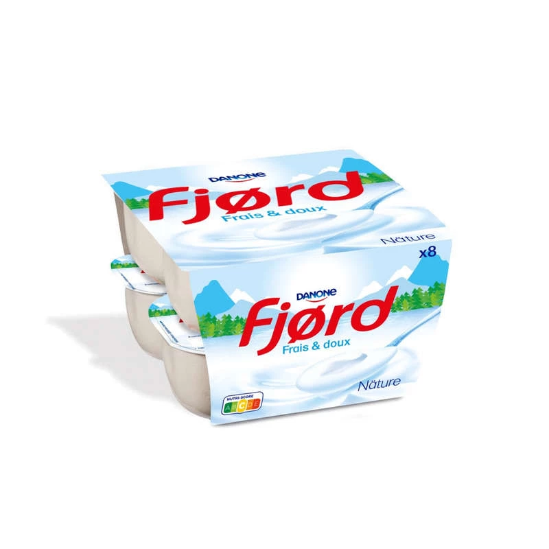 Yogurt Bianco Al Formaggio Bianco 8x125g - Fjord