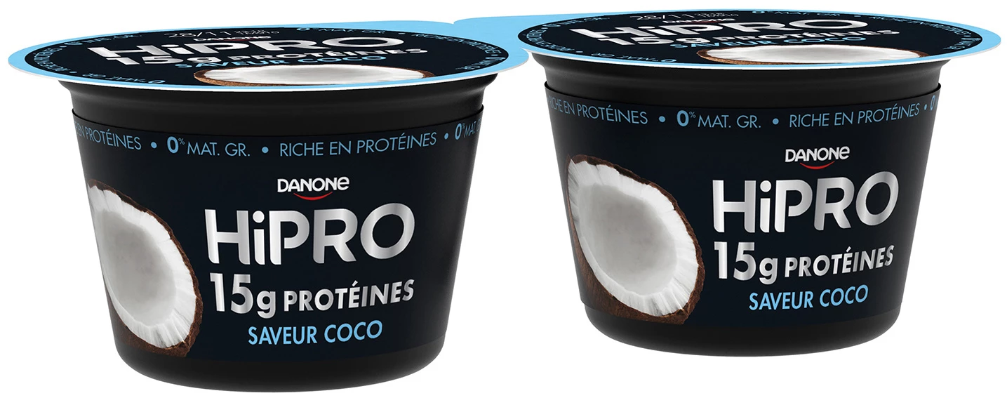 Hipro Protein Coconut Yogurt 0% Mg 2x160g - Danone