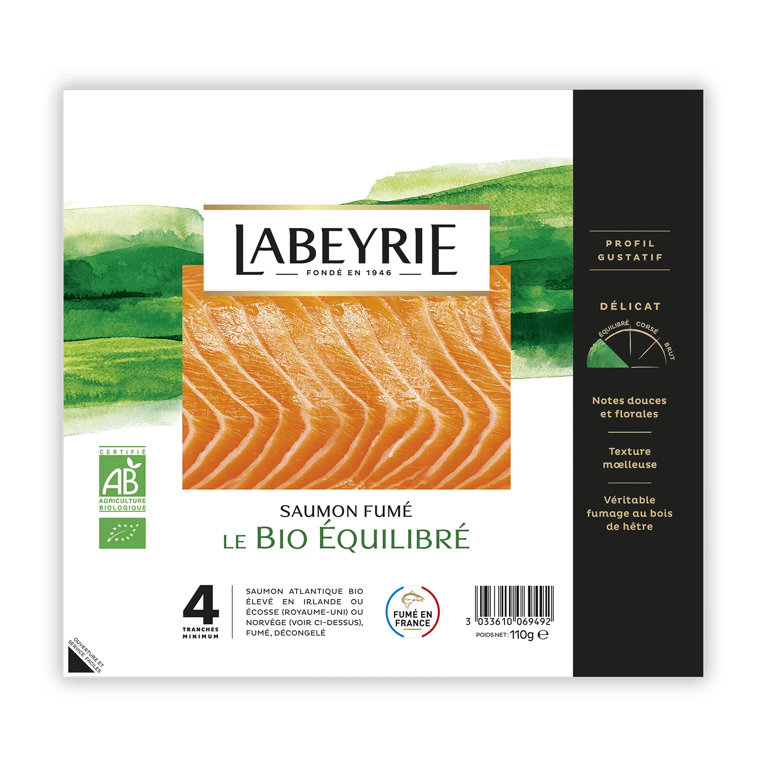 Salmone Affumicato Biologico 4tr 110g