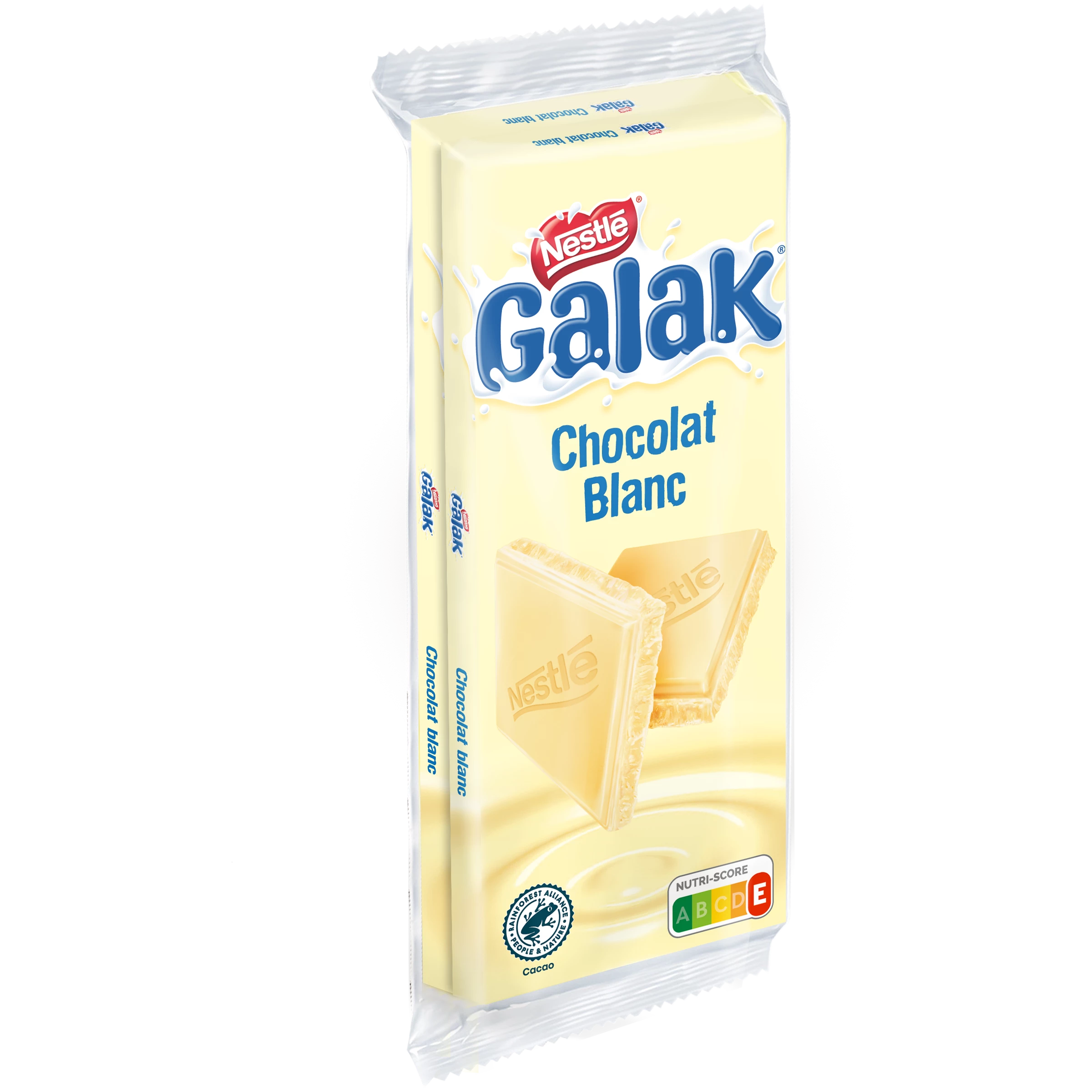 Barra de chocolate blanco Galak 2x100g - NESTLE