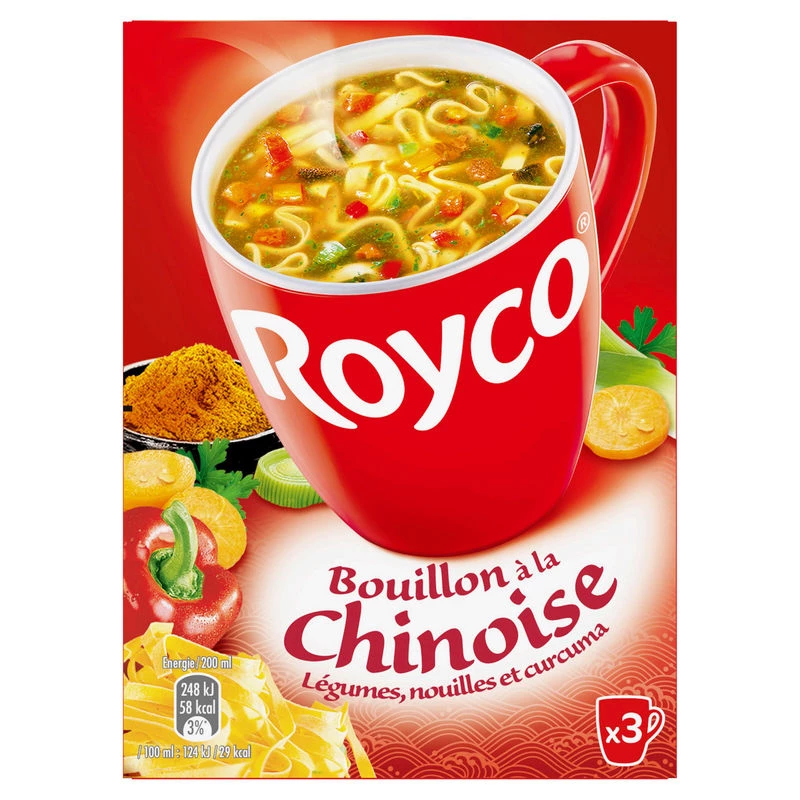 Caldo Chinês, 3X20cl - ROYCO