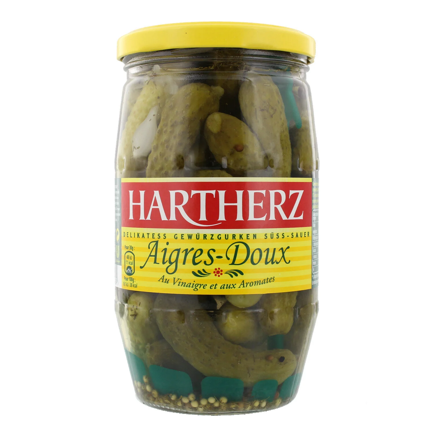 Sweet and sour pickles 380g - HARTHERZ