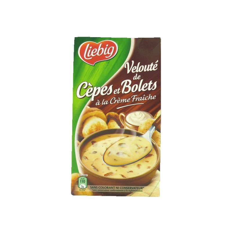 Sopa de cogumelos porcini com creme fresco, 1l -LIEBIG