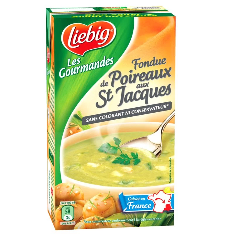 Soupe poireaux aux St Jacques 1L - LIEBIG