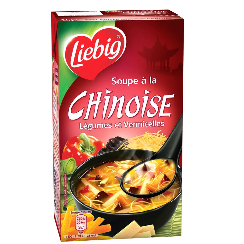 चीनी सब्जी वर्मीसेली सूप, 1एल -LIEBIG