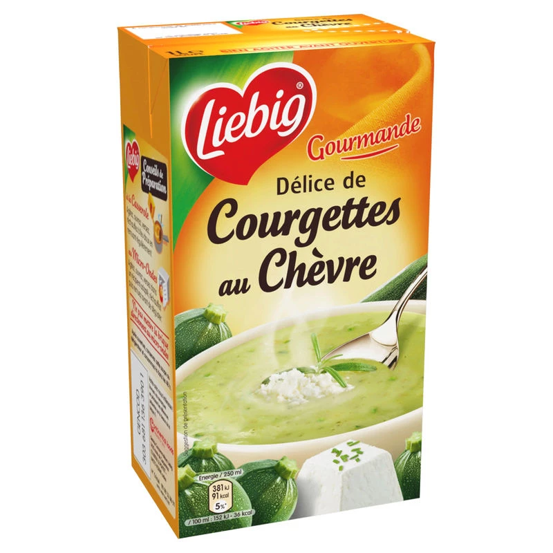 Soupe courgettes au chèvre 1L - LIEBIG