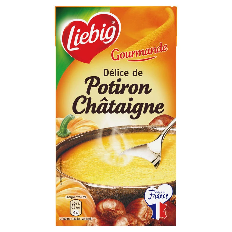 Pumpkin and Chestnut Delight Soup, 1l -LIEBIG