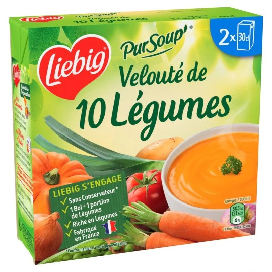 Velouté de 10 Légumes, 2x30cl -LIEBIG