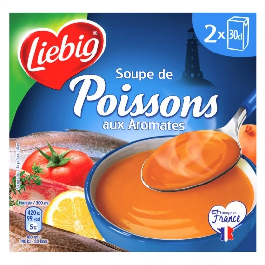 soupe de poissons aux aromates 2x30cl - LIEBIG