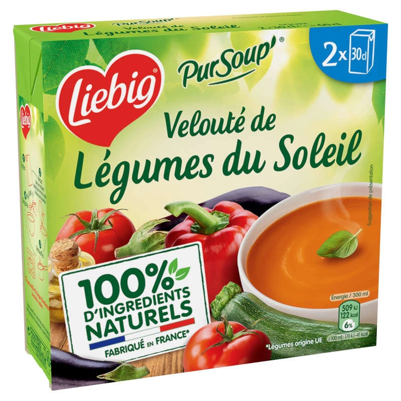 Creme de Sol Vegetal, 2x30cl -LIEBIG