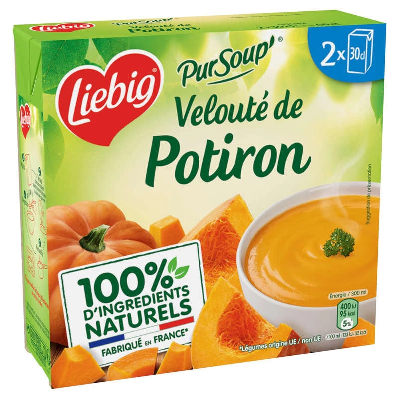 Sopa creme de abóbora, 2x30cl -LIEBIG