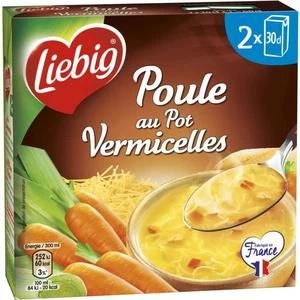 soupe poule au pot vermicelles 2x30cl -LIEBIG