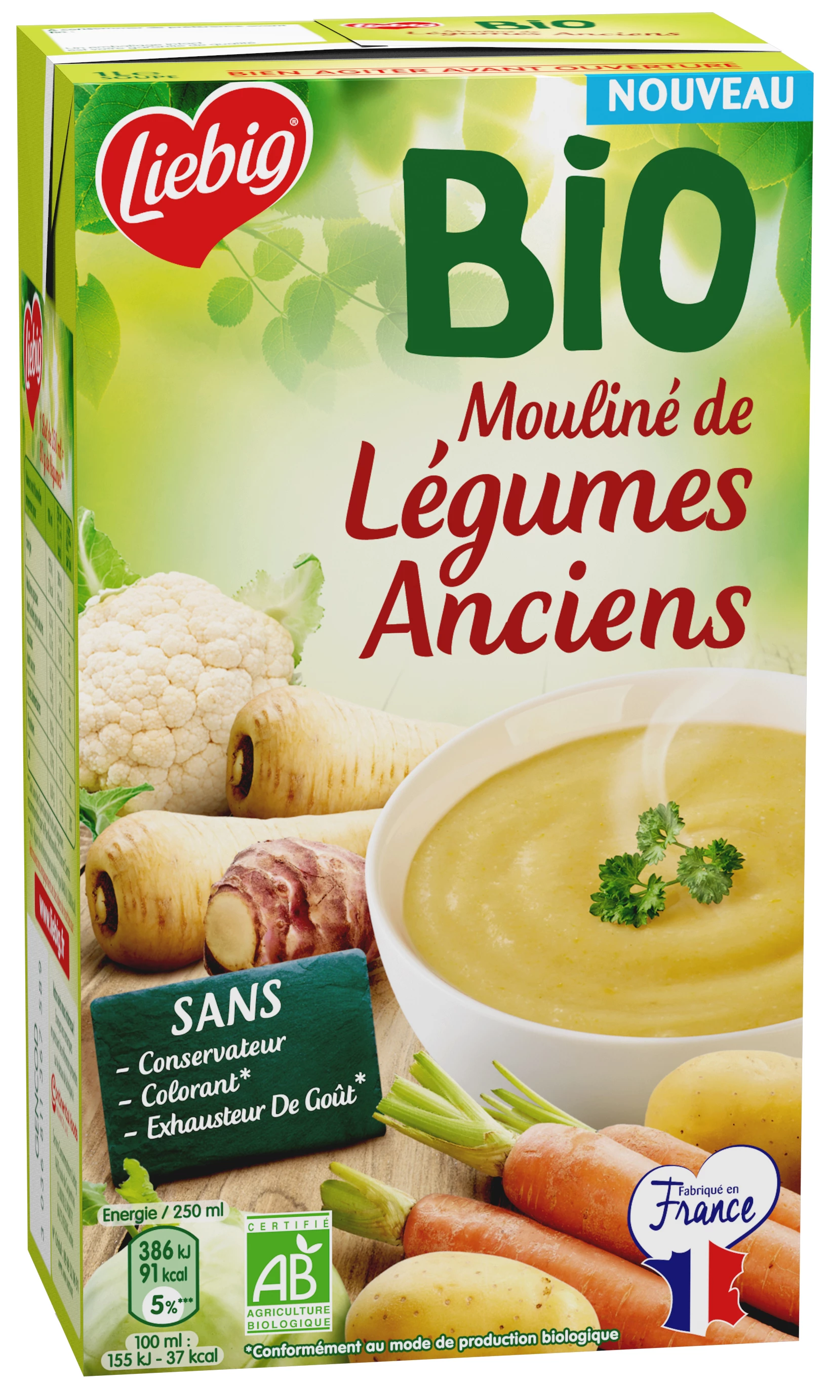 Mouliné de Légumes Anciens Bio 1l - LIEBIG