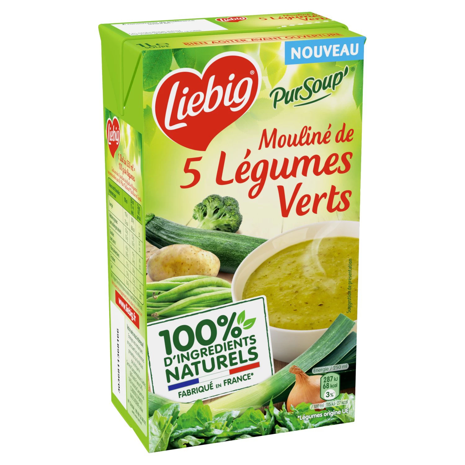 Soupe Moulinée de Légumes Verts, 1l -LIEBIG