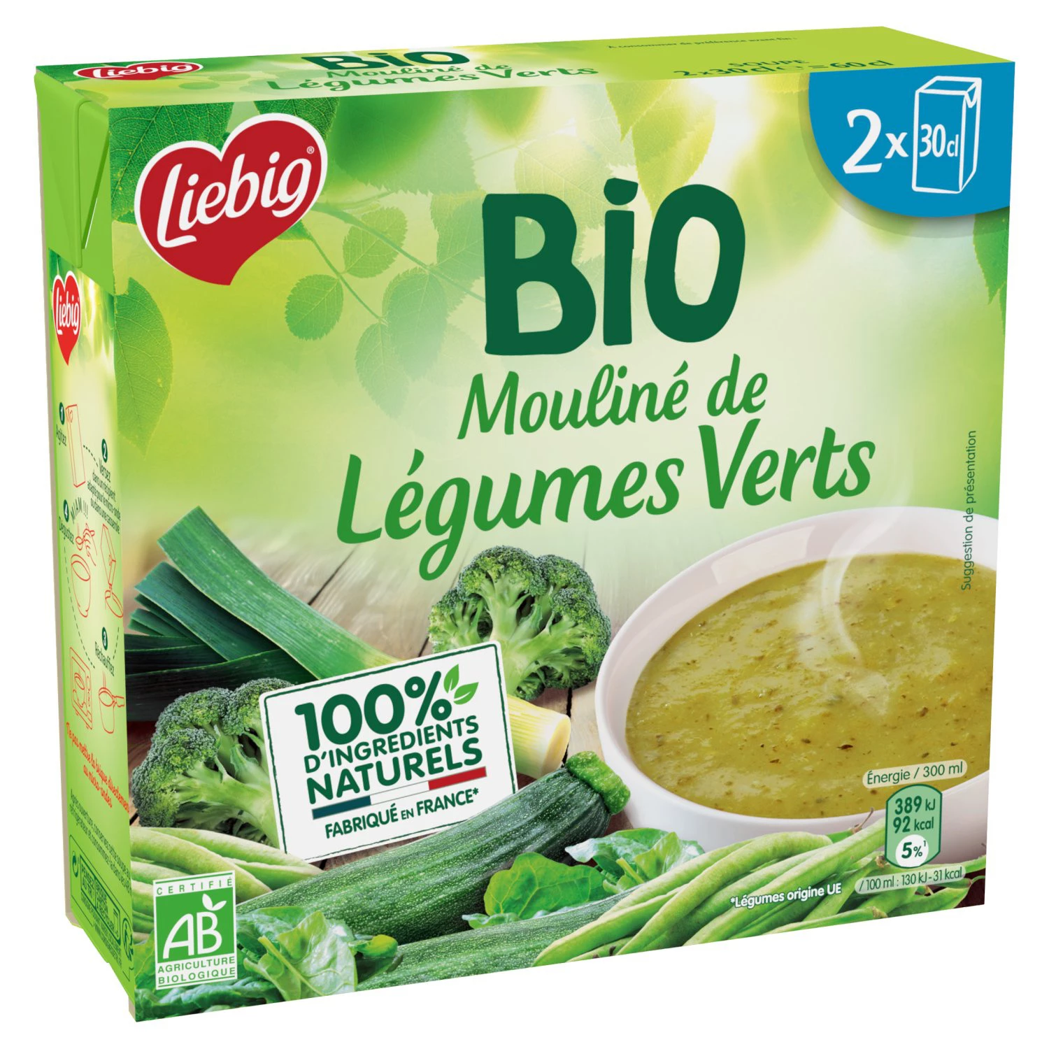 Organic Green Leg Mouline 2x30cl