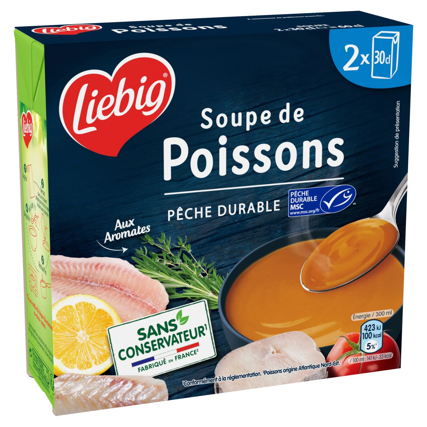 Fish soup, 2x30cl -liebig