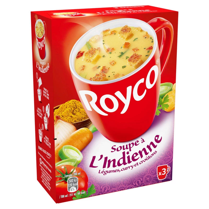 Soupe à L'indienne. 3x20cl - ROYCO