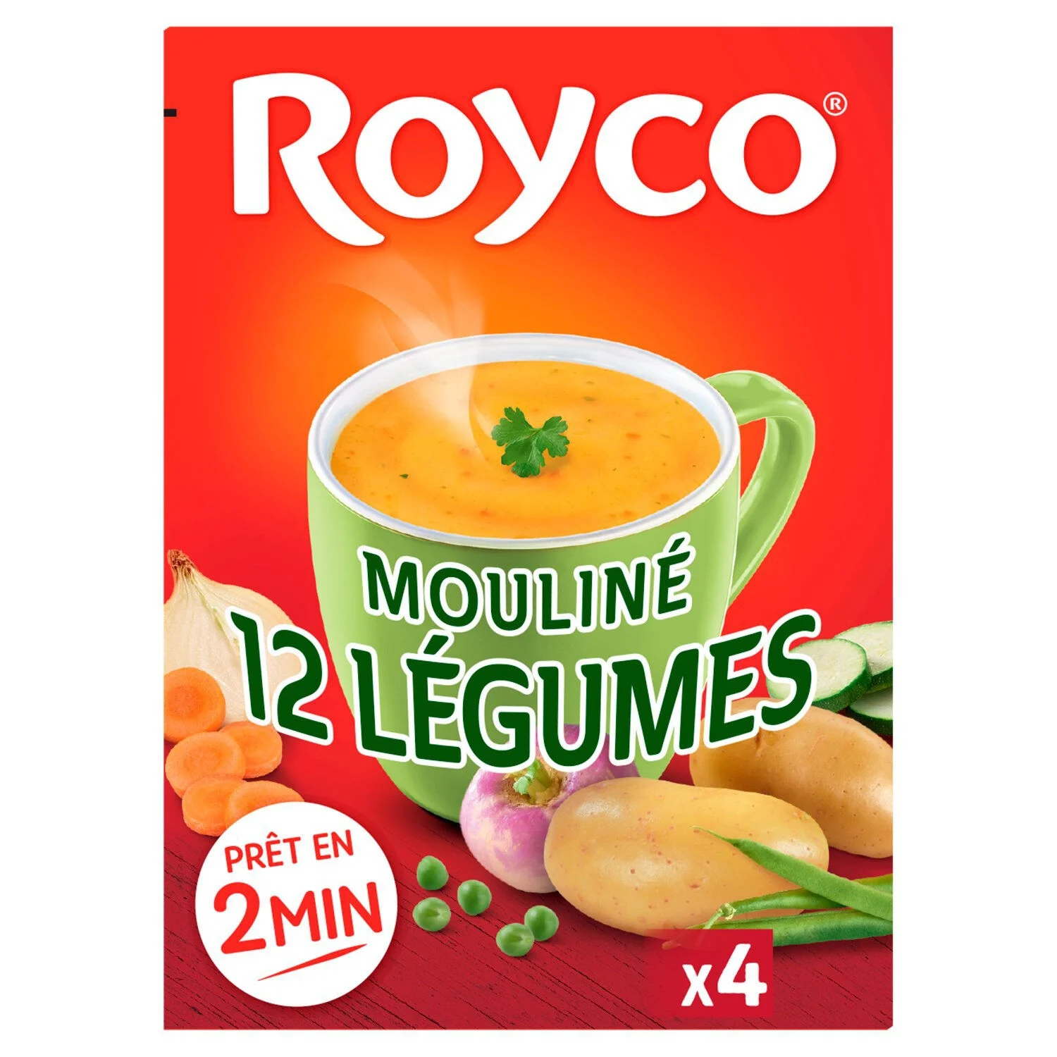 Dehydrated soup Mouliné 12 vegetables, 4 x800ml -  ROYCO