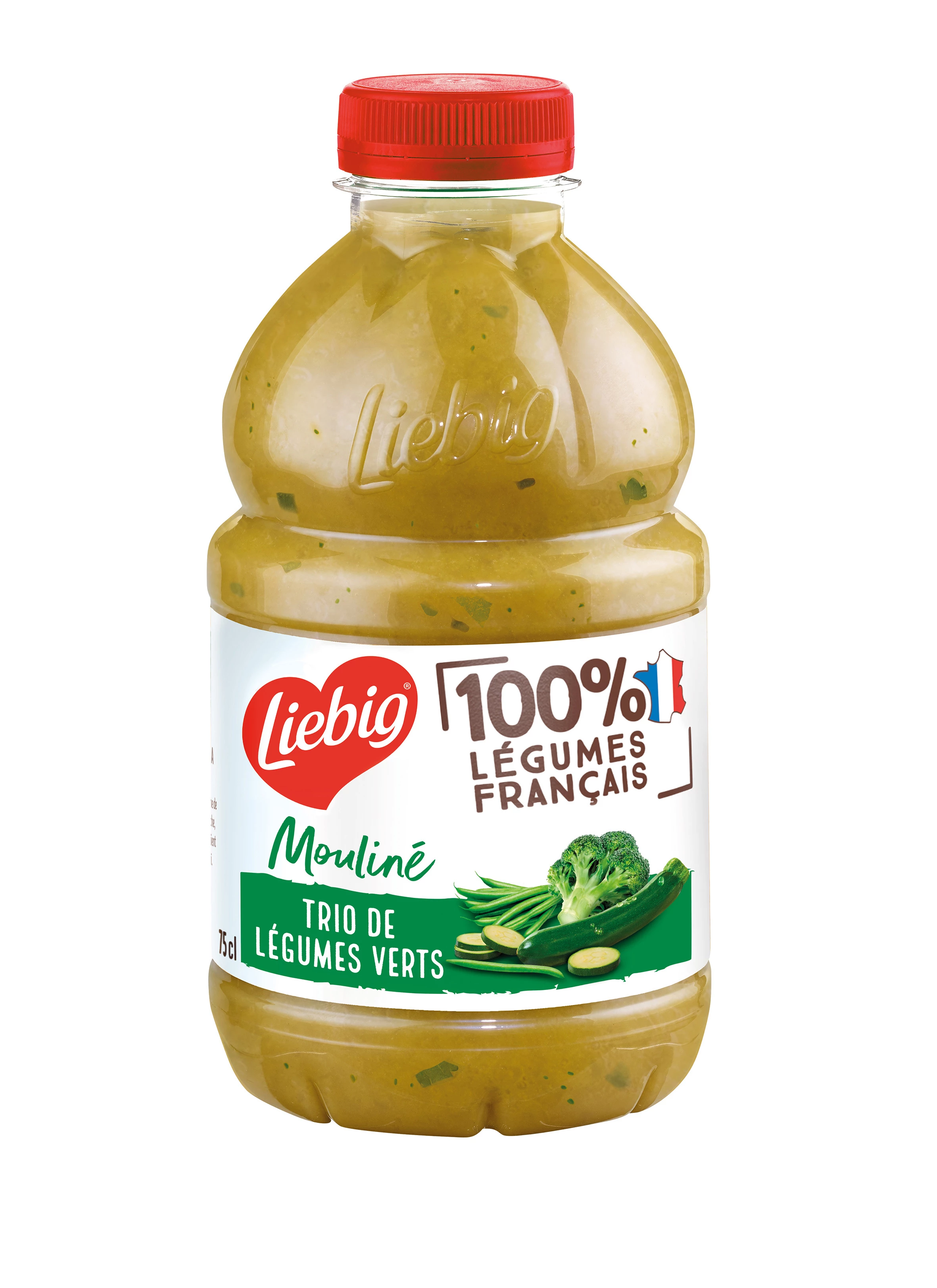 Soupe Moulinée Trio de Légumes Verts, 75cl -LIEBIG