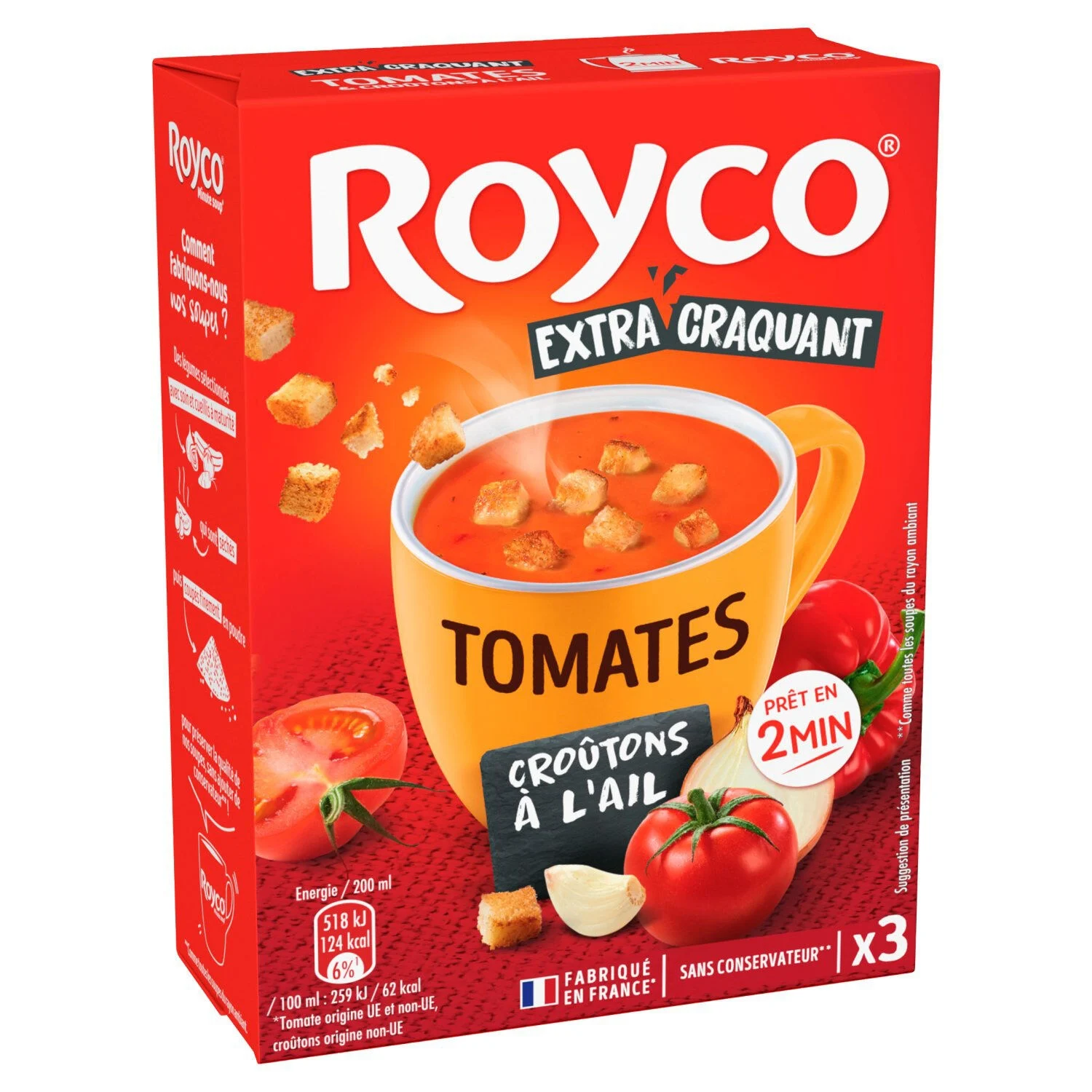 Vel Tomato Crouton Ail 83g