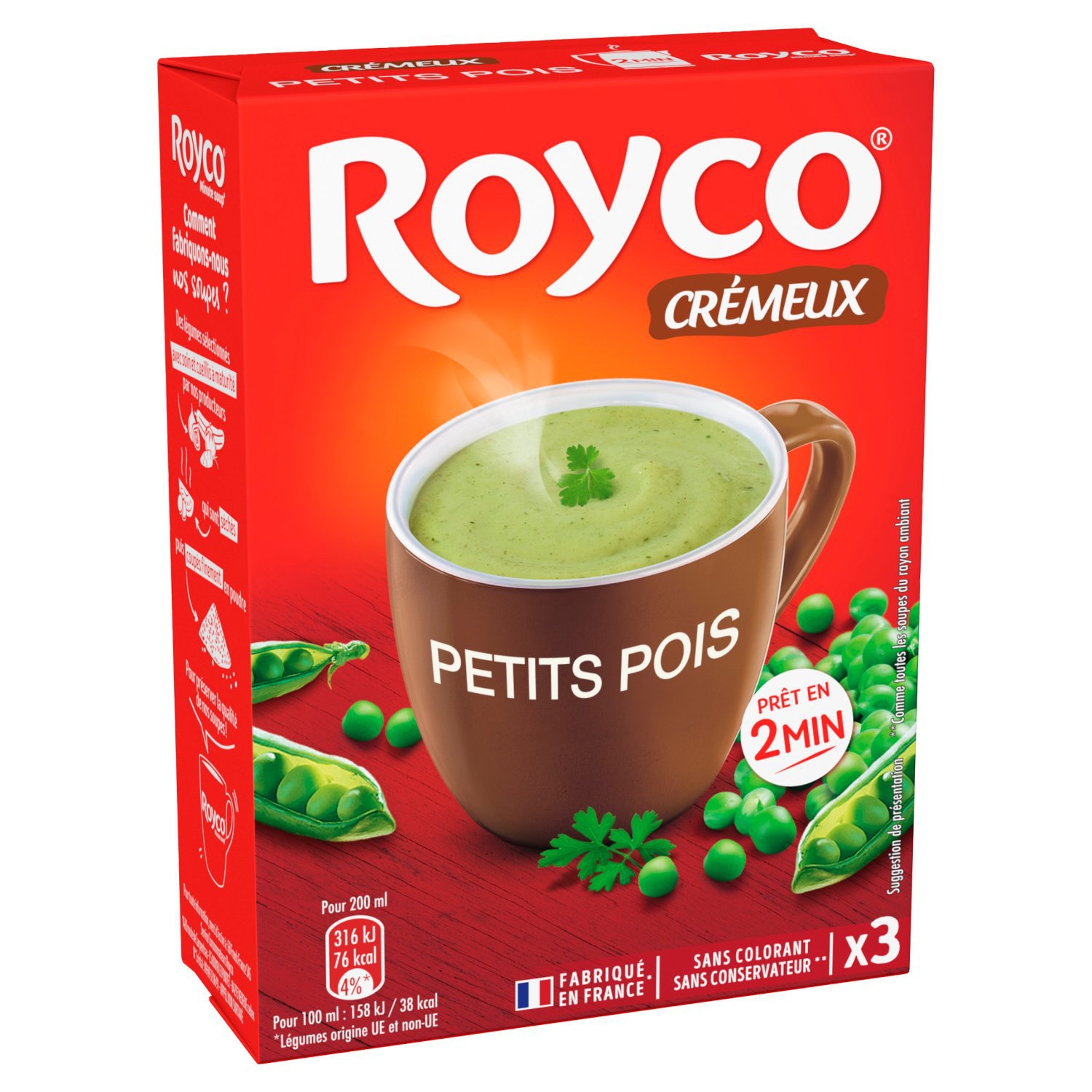 Petits Pois Cremeuse X3 Royco