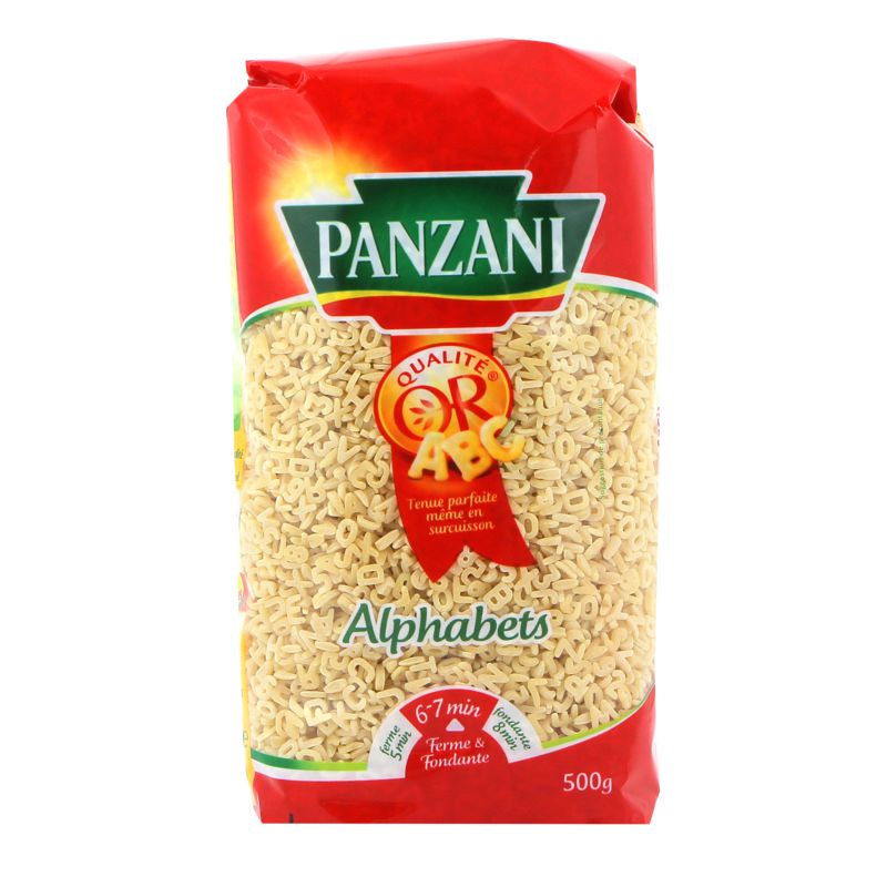 Pasta chữ cái, 500g - PANZANI
