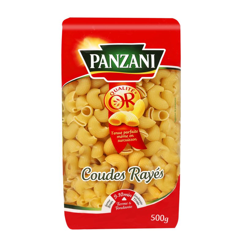 Паста «Полосатый локоть» 500г - PANZANI