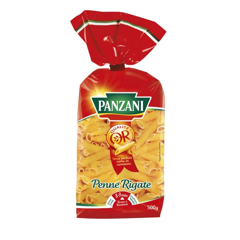 Penne Rigate 意大利面，500g - PANZANI