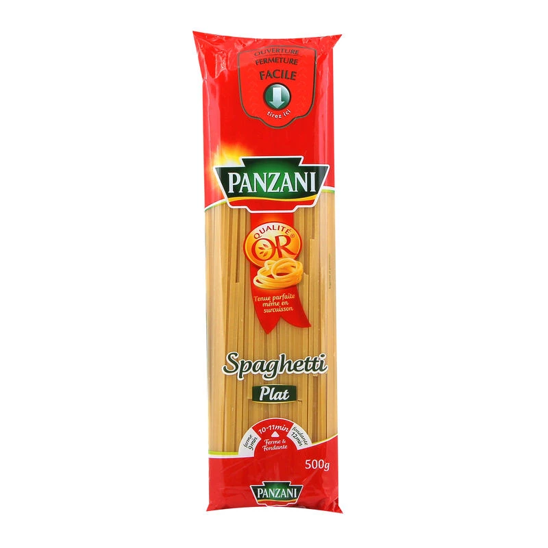 Flat spaghetti pasta, 500g - PANZANI