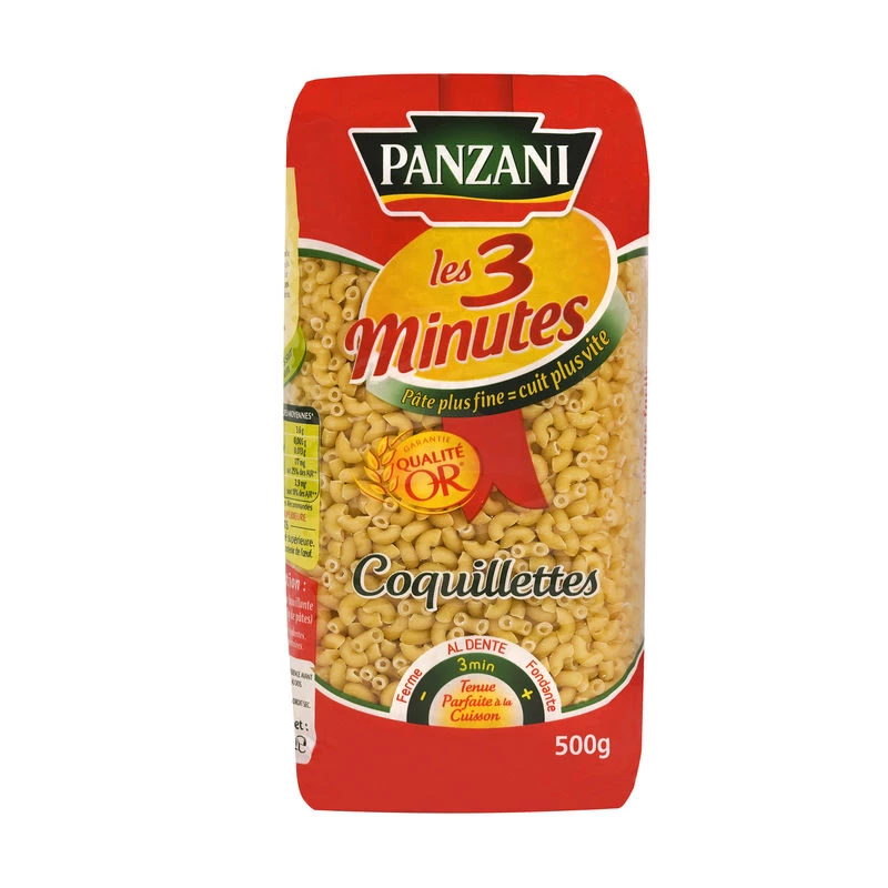 Shell pasta 3 minutes 500g - PANZANI