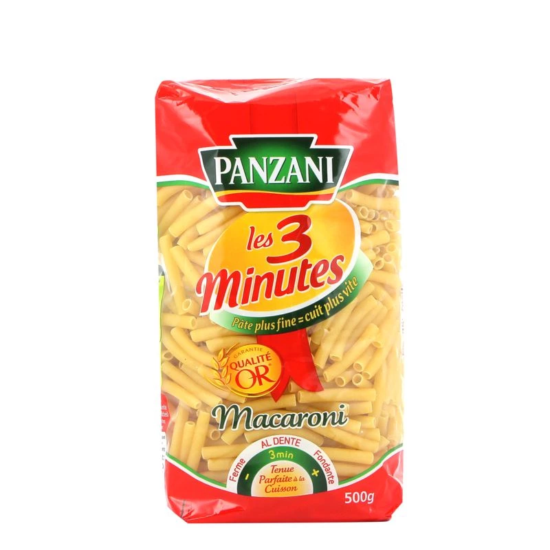 Macaroni pasta on 3 minutes 500g - PANZANI